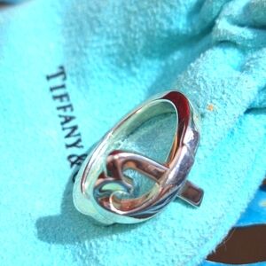 Tiffany loving heart ring size 7